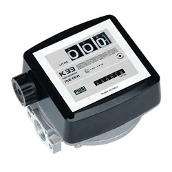 PIUSI K33 ULP Mechanical 1" Flow Meter - Side ATEX/IECEx