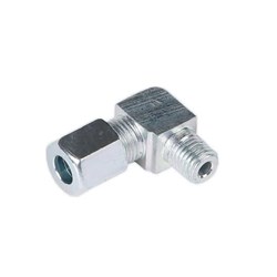 90? M10/1 x 6mm Tube Compression Fitting