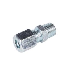 Straight M8/1 x 6mm Tube Compression Fitting