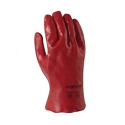 Red PVC Gauntlets - 27cm
